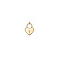 Dear Diary Pendant in 14k, and 10k yellow gold, heart shaped locket pendant by Marcella Velez