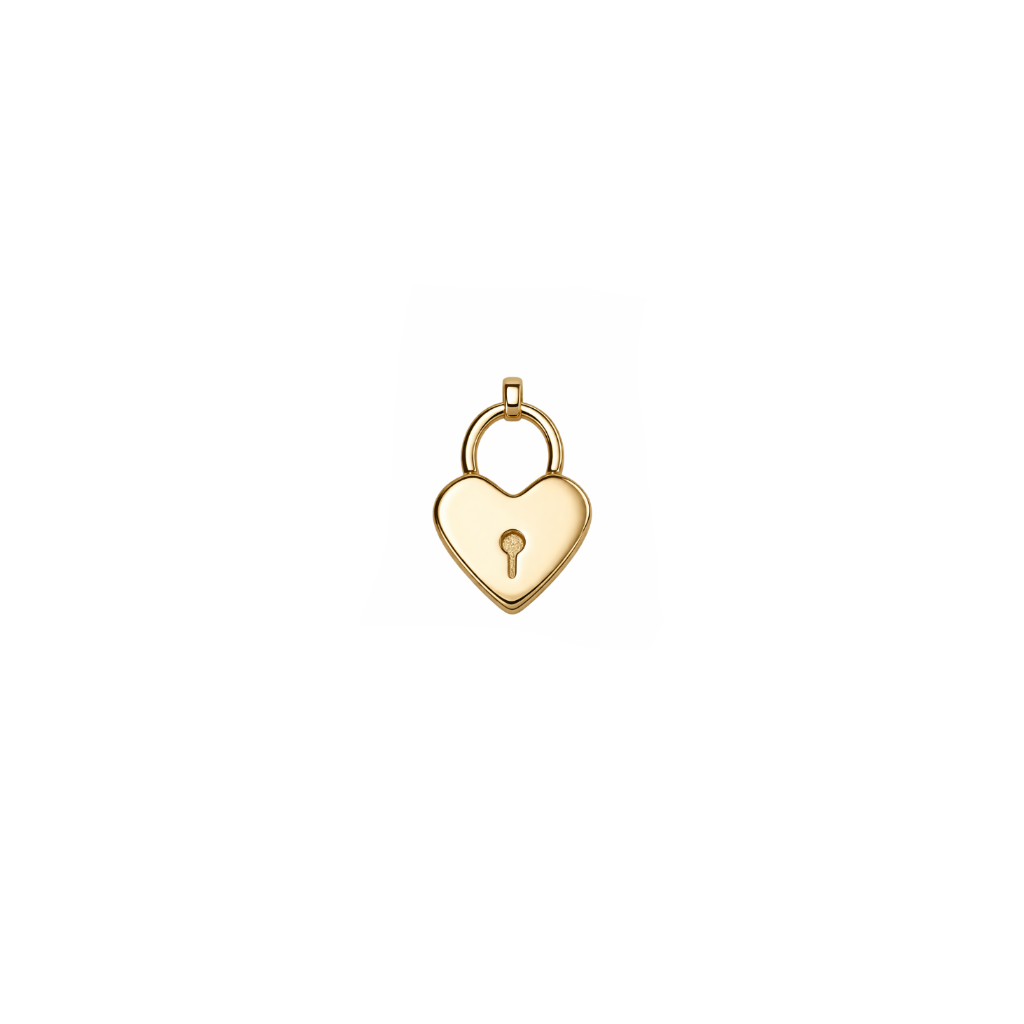 Dear Diary Pendant in 14k, and 10k yellow gold, heart shaped locket pendant by Marcella Velez