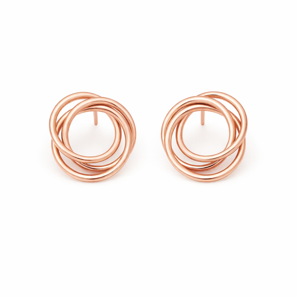 Loopwave Gold Earrings